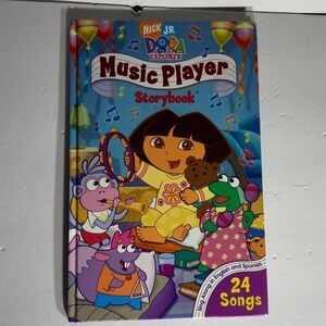 Nick Jr Dora the Explorer Music Player Storybook - Purple and Yellow